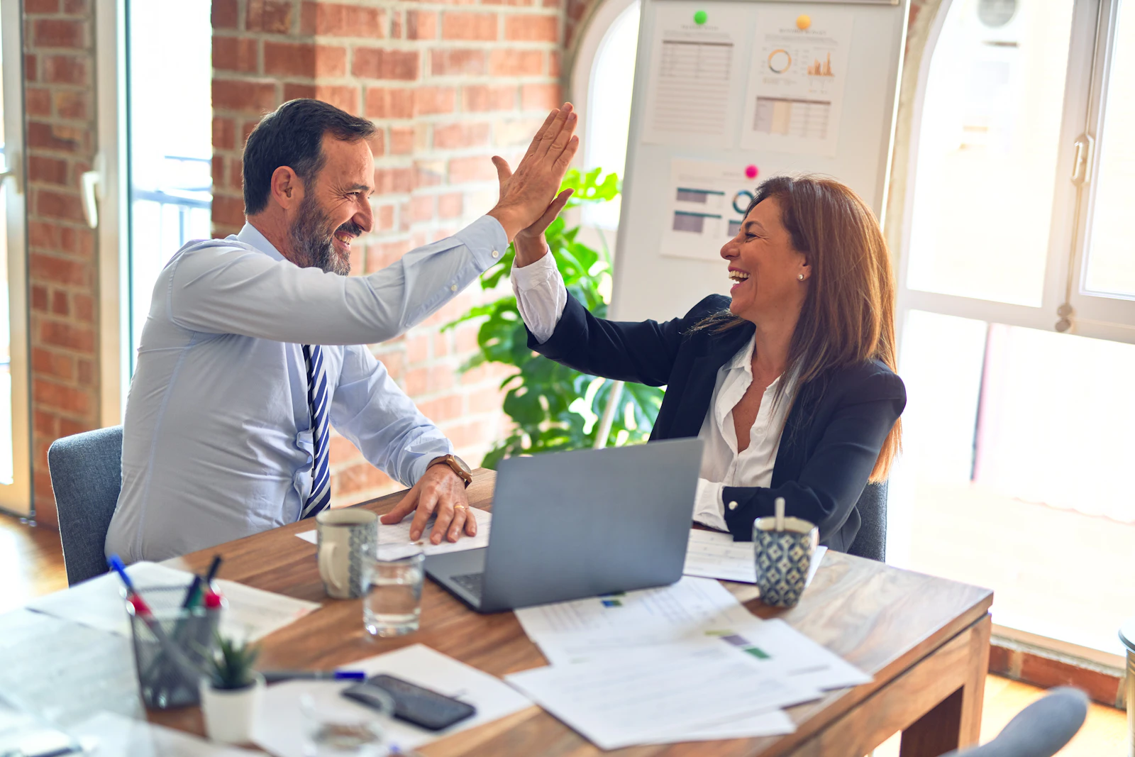 Illustration éditoriale : L'importance du customer success en comptabilité b2b